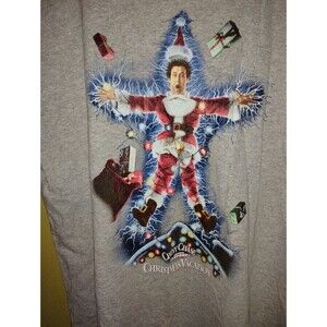 National Lampoons Christmas Vacation Graphic T-Shirt Clark Griswold Mens Size M